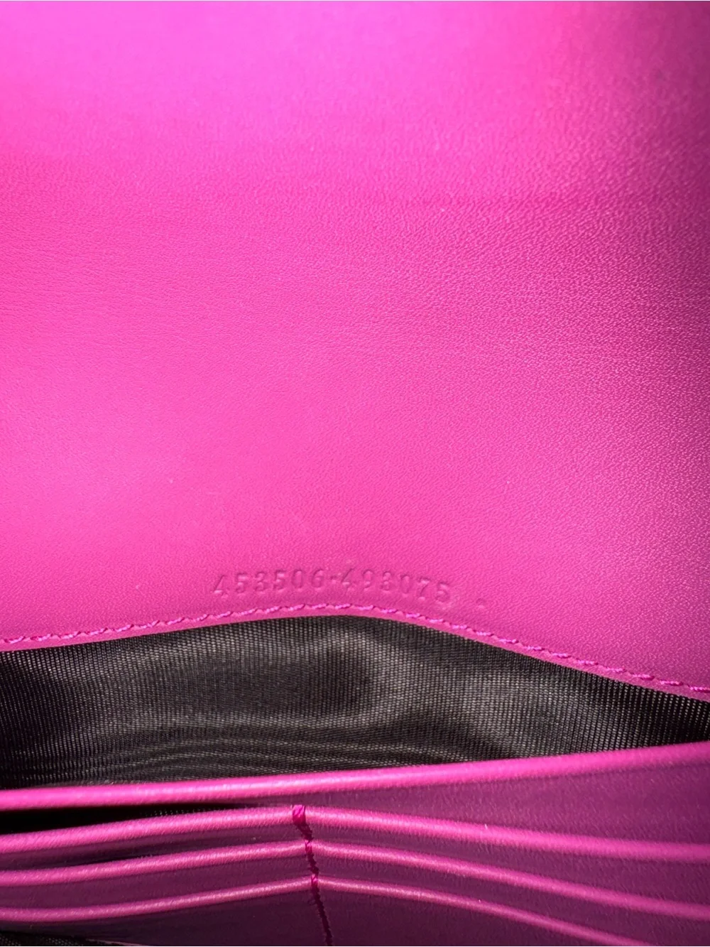 Gucci Red Leather & GG Monogram Continental Wallet with Gold Hardware